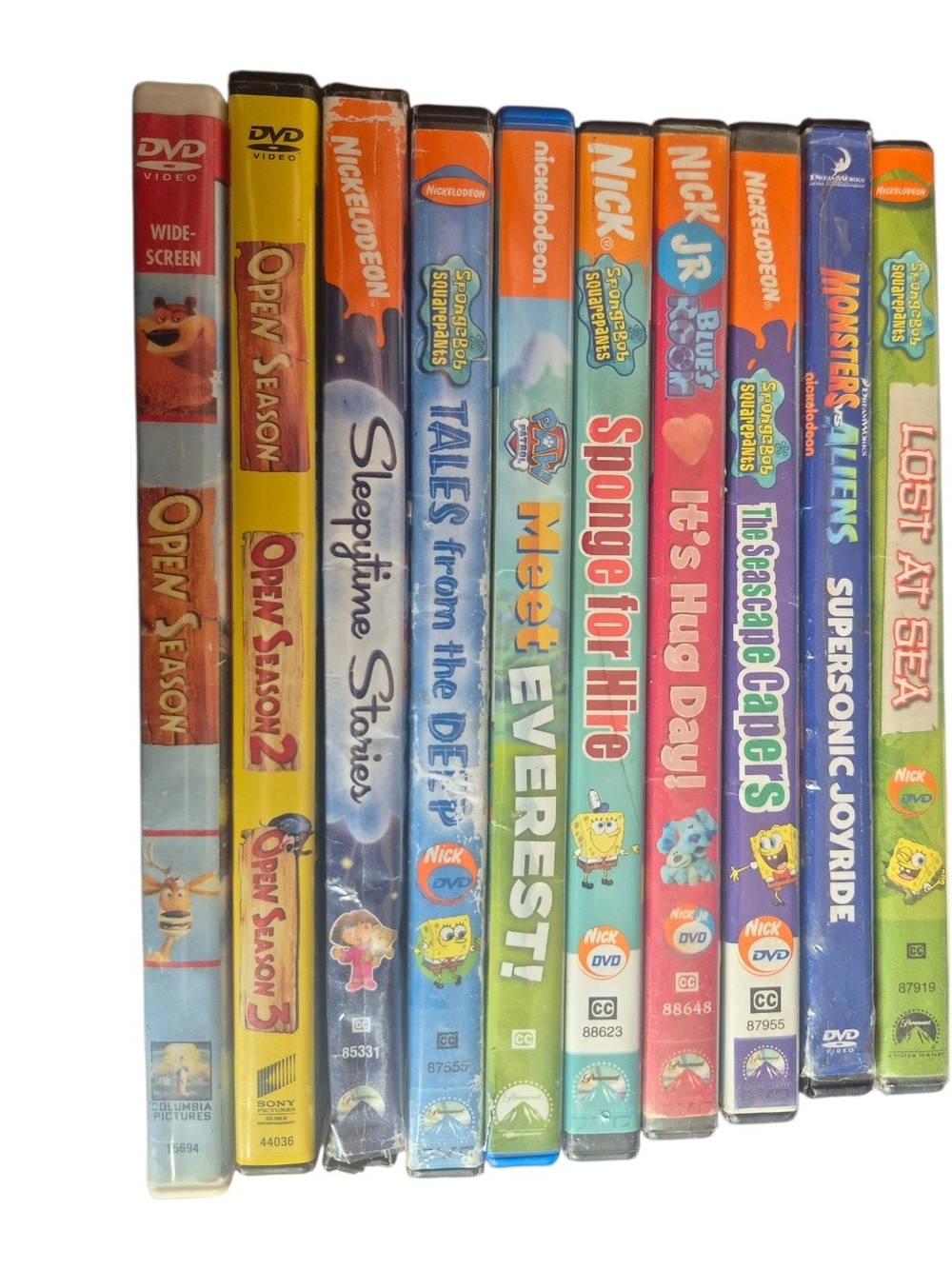 Nickelodeon Kids DVD Lot